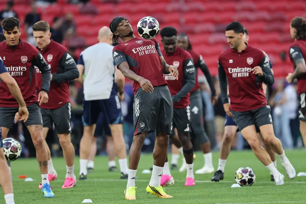 Pénteken a Puskás Aréna gyepén edzett az Arsenal