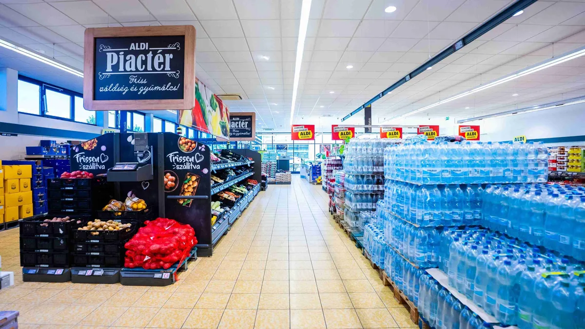 Magyarországon is átalakítja üzleteit az Aldi (illusztráció)