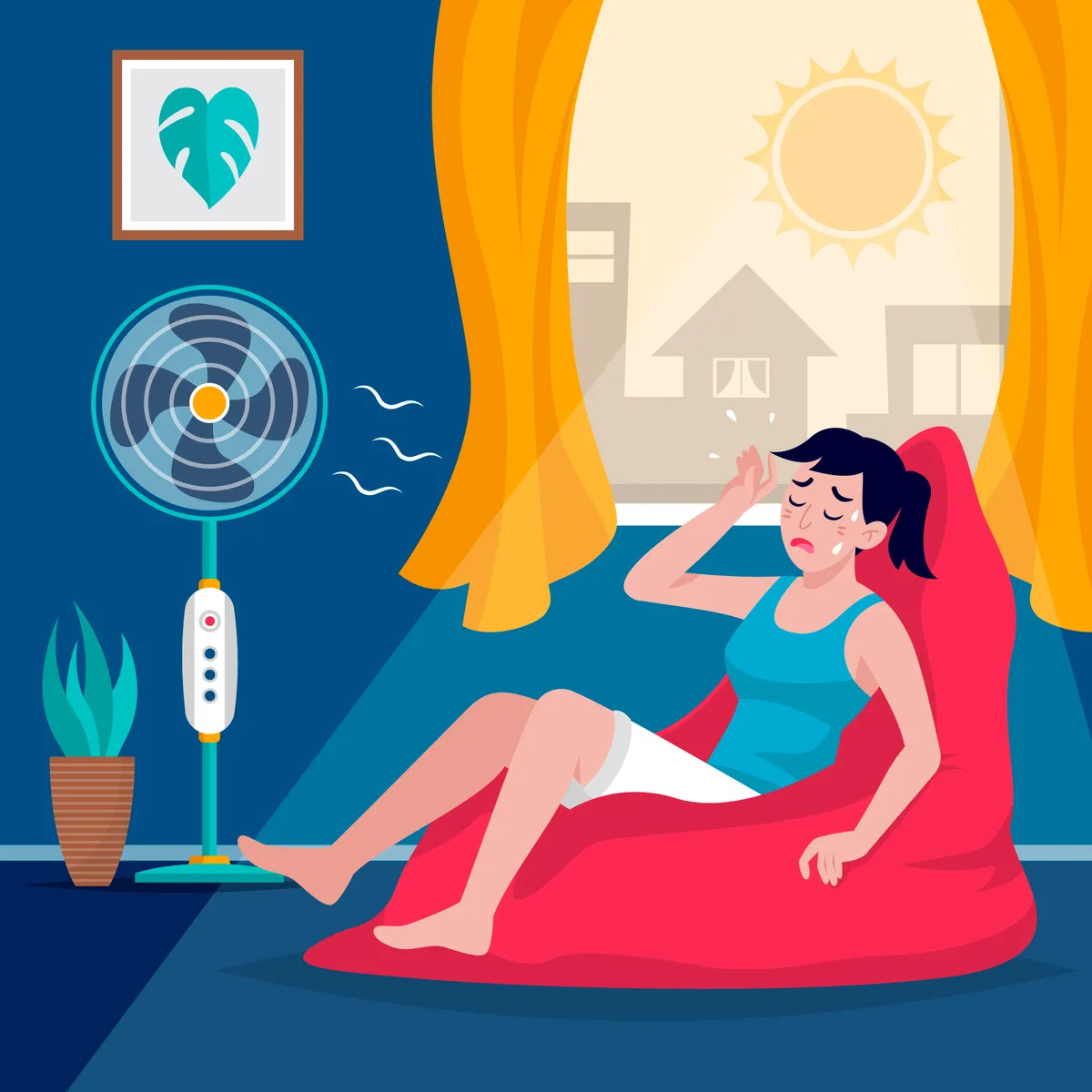 A ventilátor segít a test belső hőmérsékletének szabályozásában