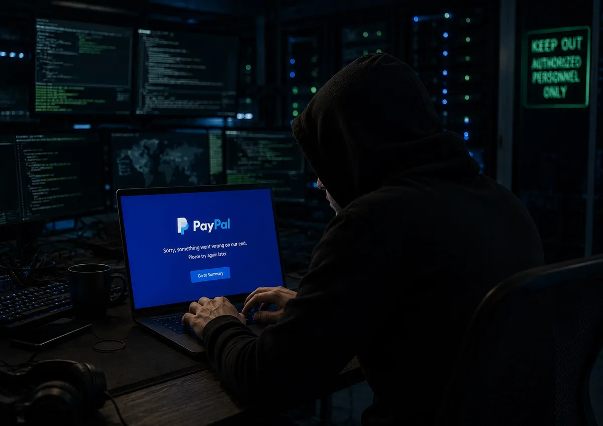 A PayPal-csalás egyik legveszélyesebb része, hogy a levelek valóban a PayPal rendszeréből érkeznek.