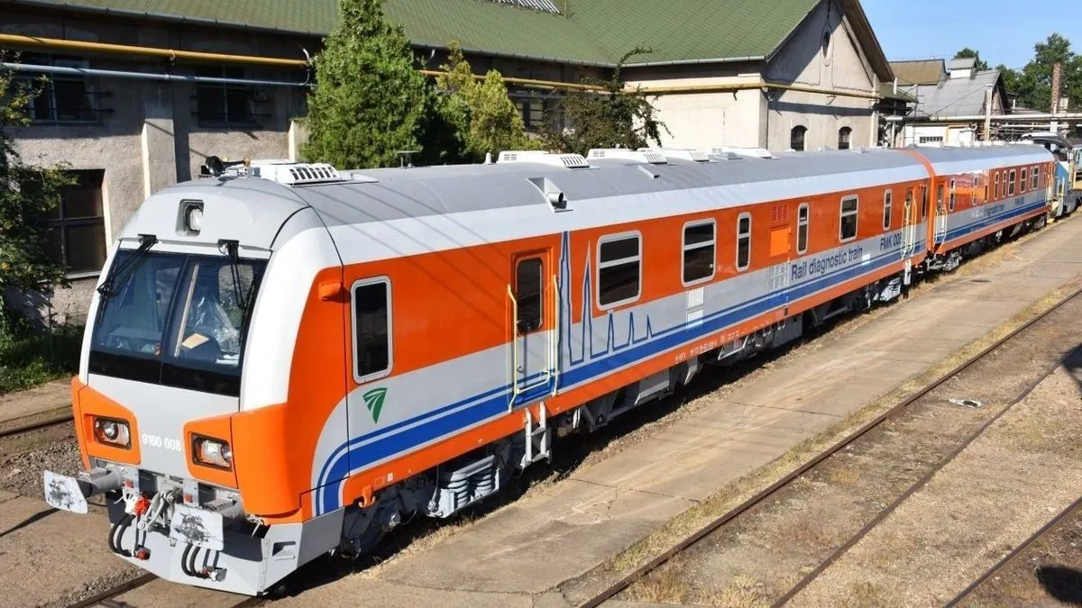 Kigyulladt egy vonat a Budapest–Cegléd–Debrecen vonalon