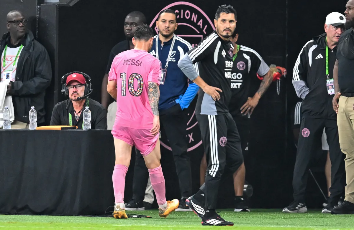 Lionel Messi kiosztott két gólpasszt, majd lecserélték Fotó: CHANDAN KHANNA / AFP