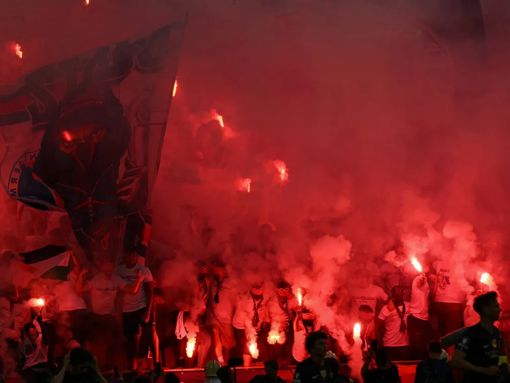 BL, Bajnokok Ligája, BajnokokLigájaBudapest, döntő, PSG - Arsenal, PSGArsenal, szurkoló, hangulat, Budapest, Puskás Aréna, PuskásAréna, mérkőzés, 2026.05.30.