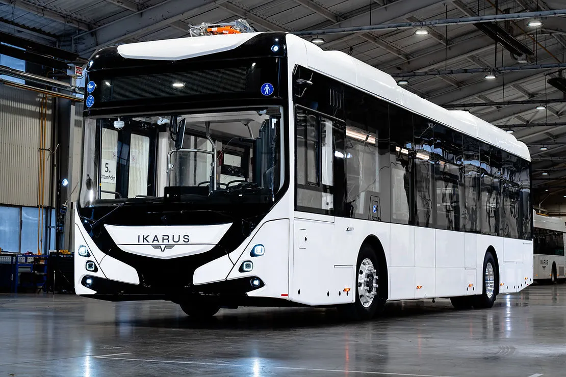 Ilyen Ikarus 120e V4 elektromos buszok futnak majd Szkopje utcáin hamarosan