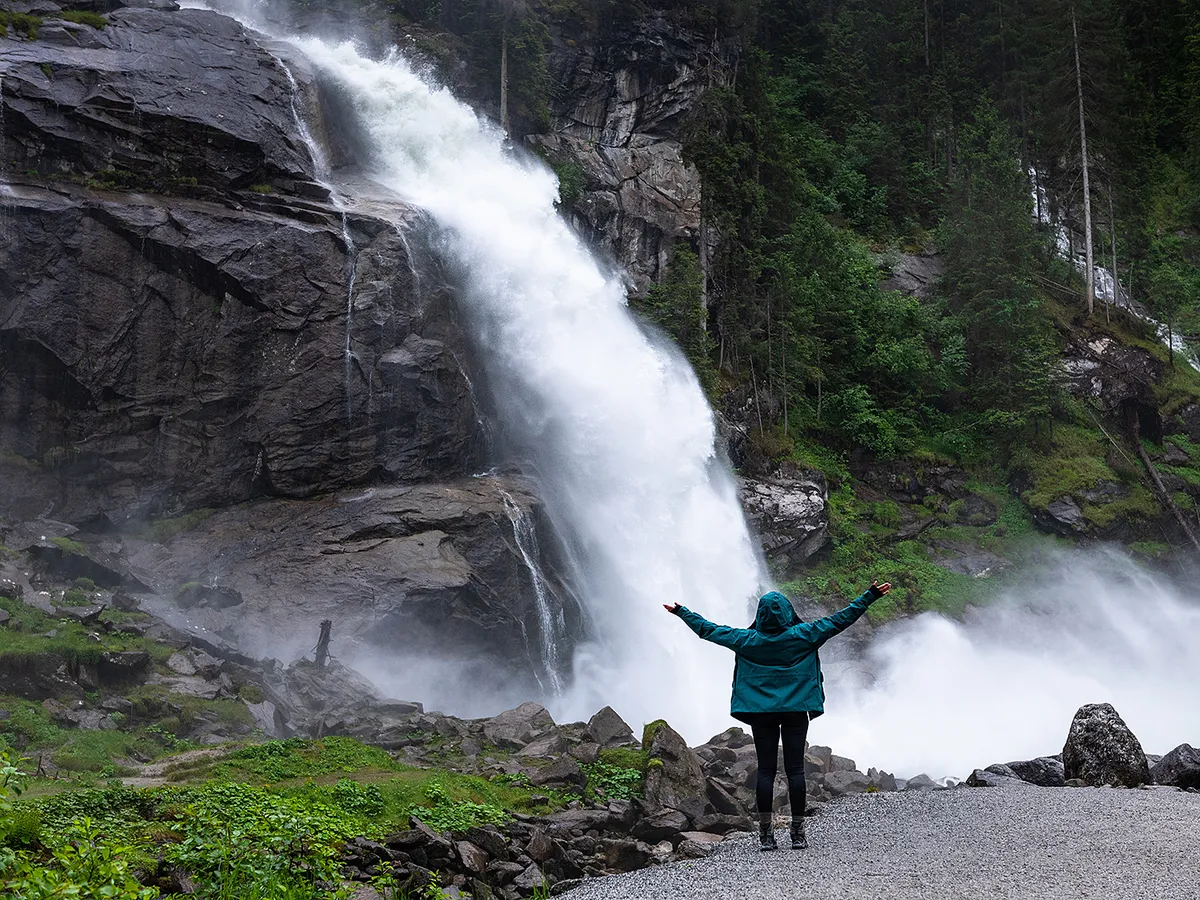 Krimml-vízesés – Hohe Tauern Nemzeti Park, Ausztria