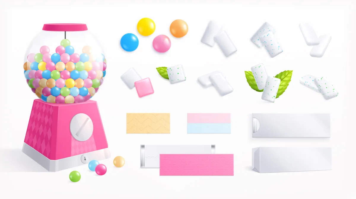 Bubble gum realistic set with vending machine isolated vector illustration
Rágógumi buktatta le a 40 éve történt gyilkosság elkövetőjét