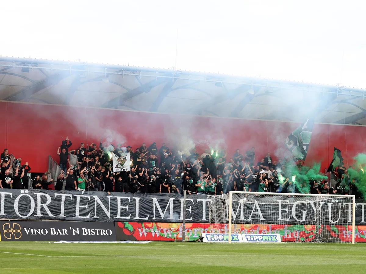 Az ETO FC Győr szurkolói szenzációs hangulatot csináltak Kisvárdán