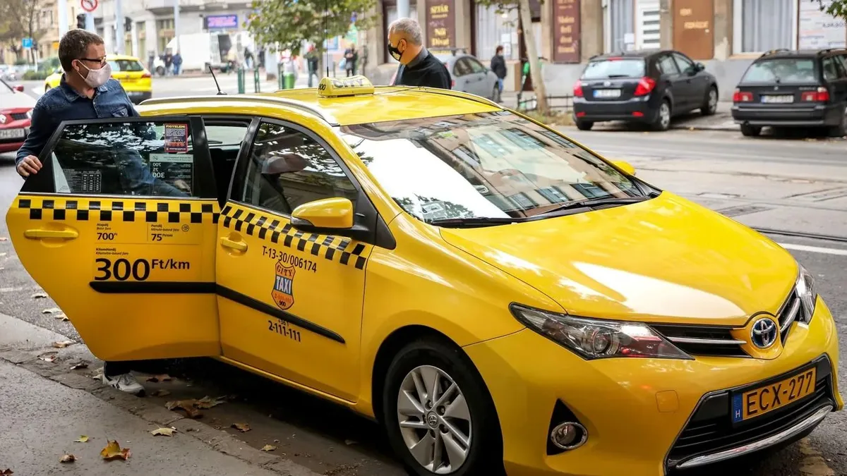 Taxiszolgáltatás használata a Covid-19 járvány idején Budapesten