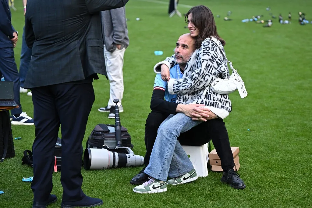 Pep Guardiola edzői sikerei miatt a csodaszép lánya, Maria is mindig boldog
