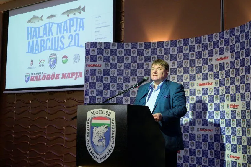Lemondott Szűcs Lajos, a Magyar Horgász Szövetség elnöke Forrás: Mohosz