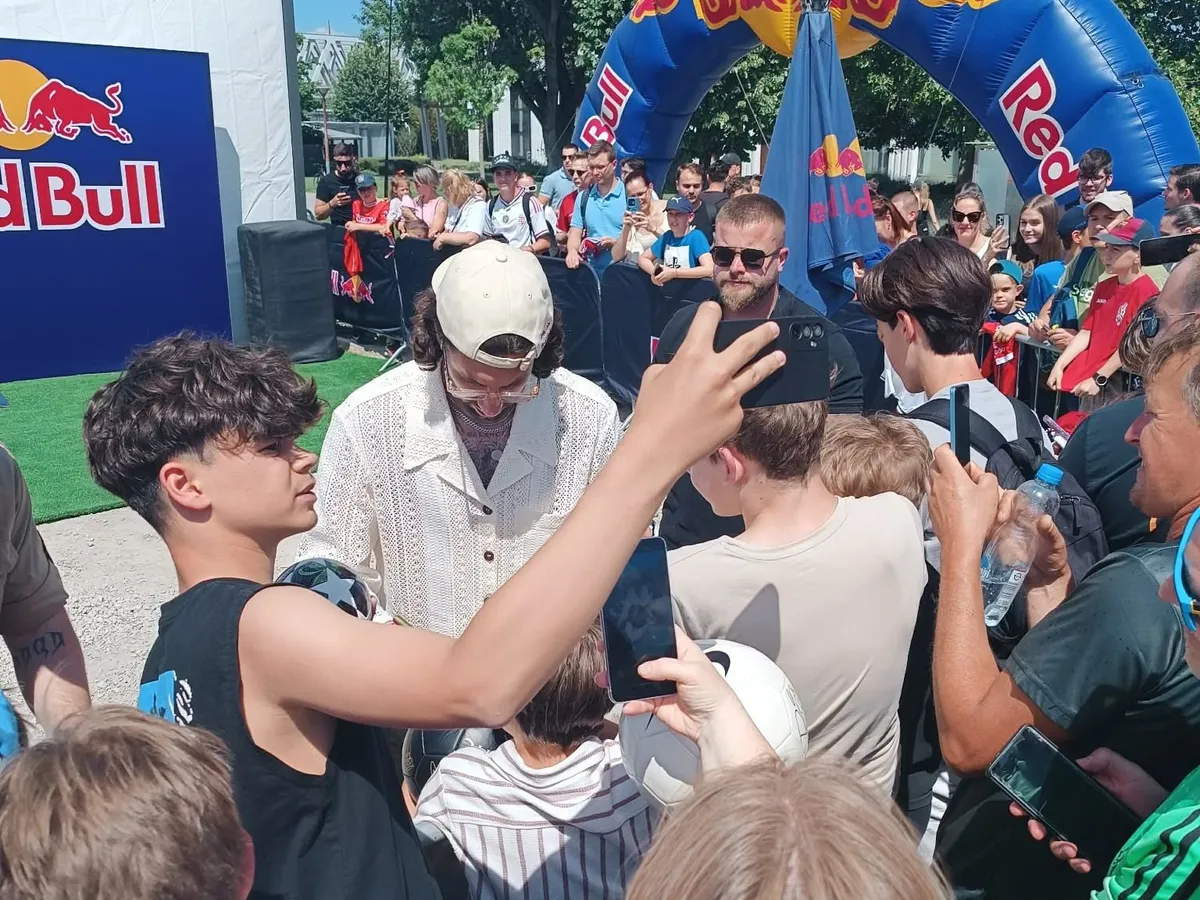 Szoboszlai Dominik a Red Bull F2S eseményen, Kopaszi gát, SzoboszlaiDominik, Kopaszigát, RedBullF2S, 2026.05.31.