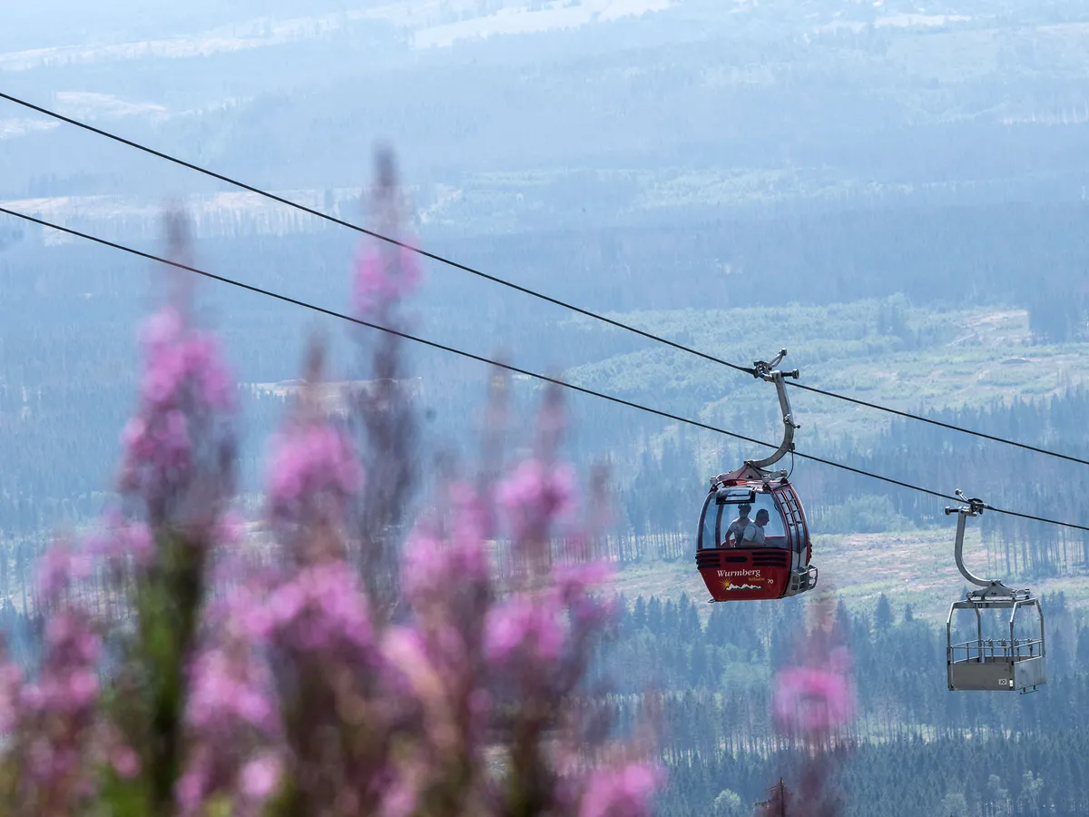 A Wurmberg felvonóról lenyűgöző panoráma nyílik&nbsp;