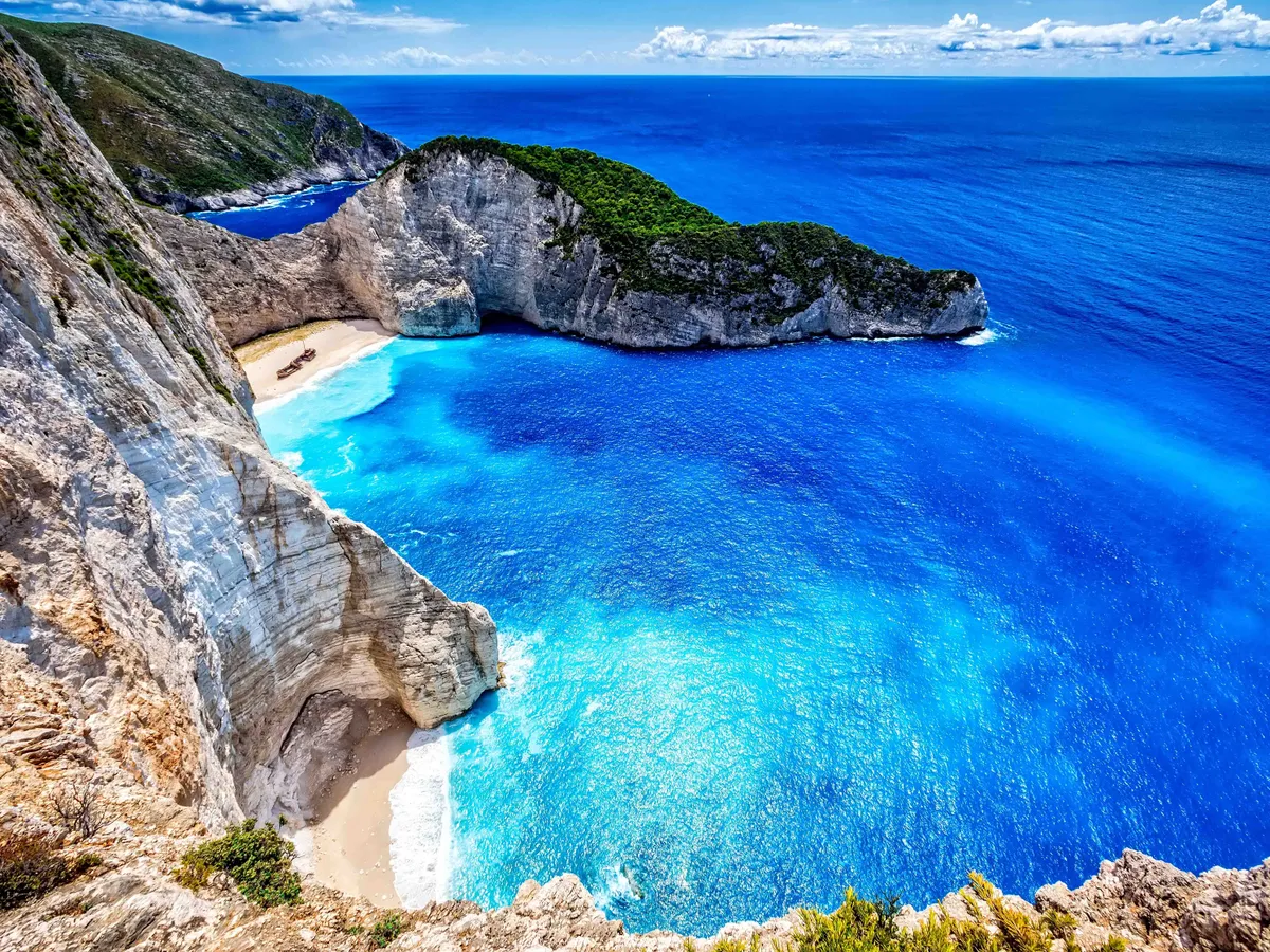 Navagio (Shipwreck) Beach in Zakynthos island, Greece. Navagio Beach is a popular attraction among tourists visiting the island of Zakynthos.The best beaches in the world