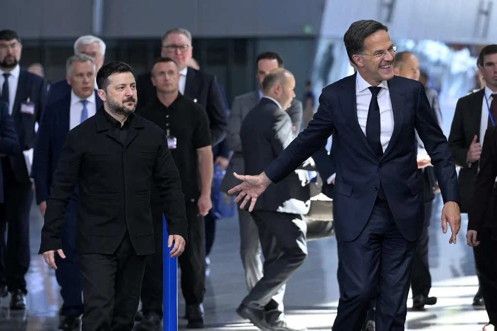 Az ankarai NATO-csúcson Volodimir Zelenszkij is részt vesz. A szövetség várhatóan megerősíti Ukrajna támogatását Fotó: JOHN THYS / AFP