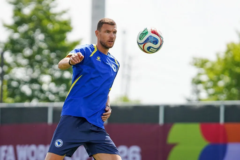 Pályafutása második foci-vb-jére készül Edin Dzeko
