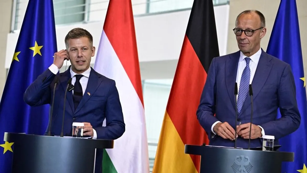 Magyar Péter Berlinben átlépte a vörös vonalat.