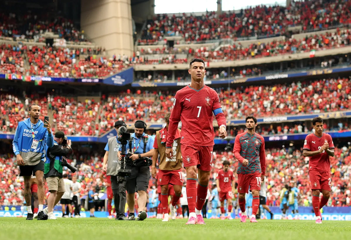 Cristiano Ronaldo dühös volt