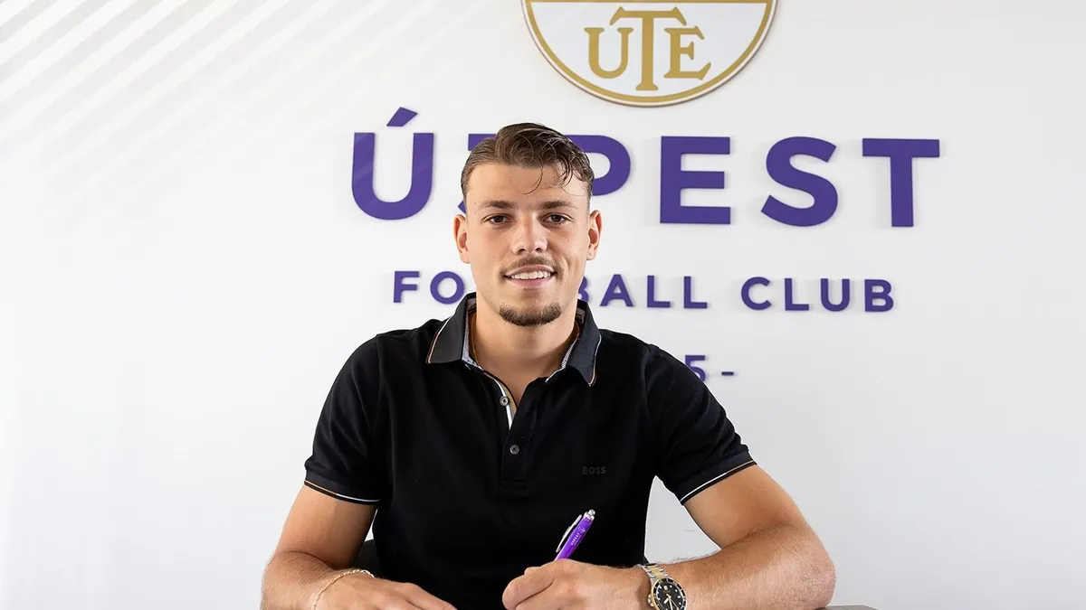 A magyar válogatott Markgráf Ákos az Újpest új igazolása