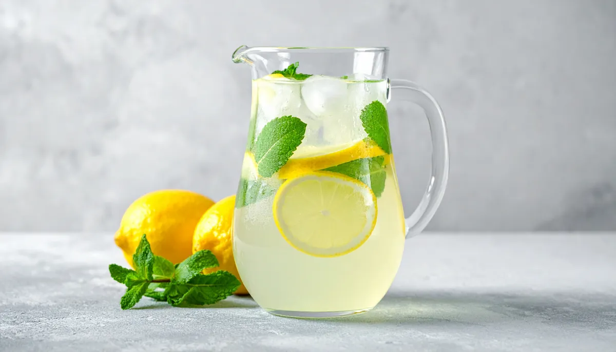 Limonádé citrommal és mentával