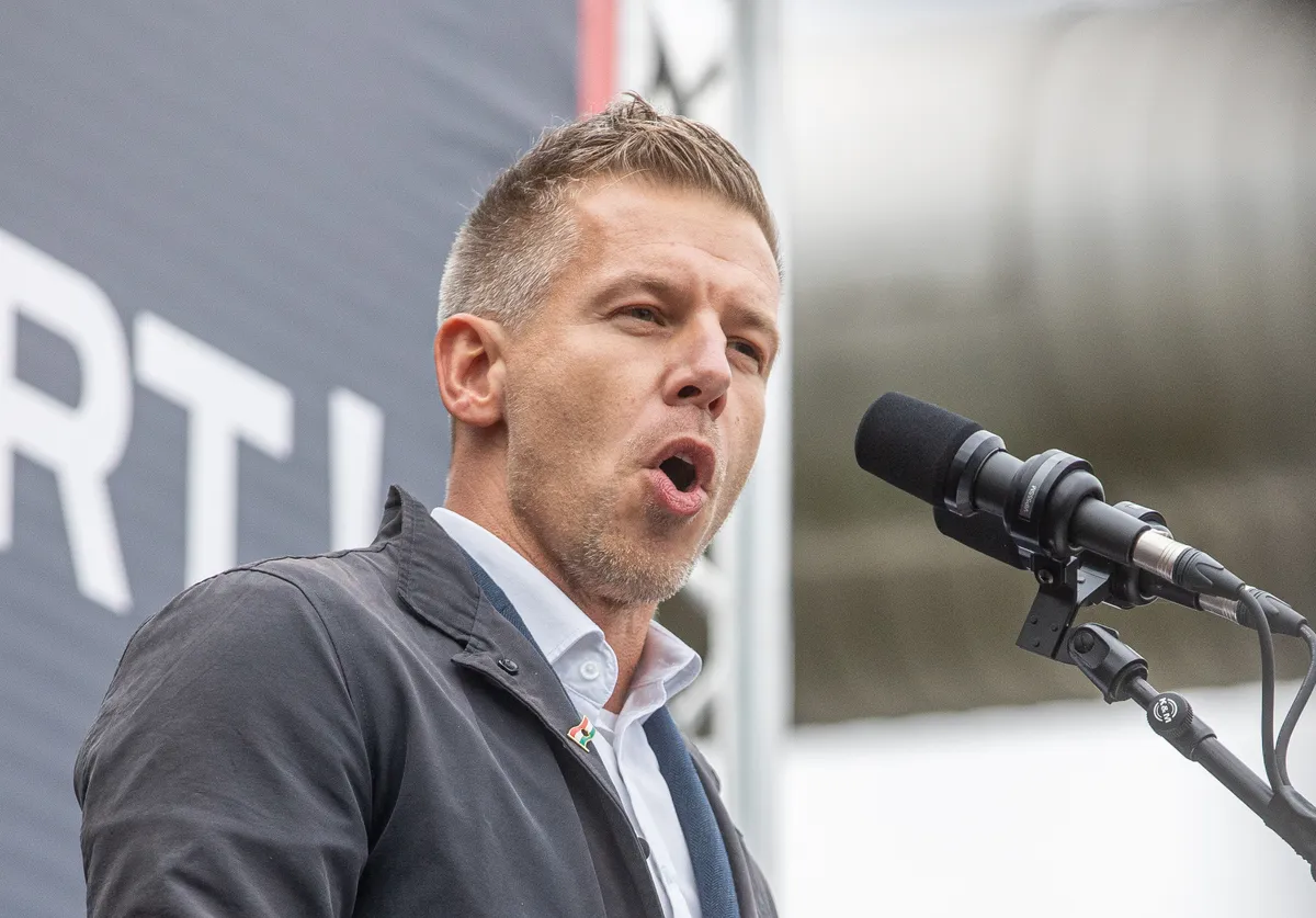 Magyar Péter értékelte a Tisza-kormány első ötven napját, nagyon büszke a kormányfő (Fotó: Markovics Gábor)