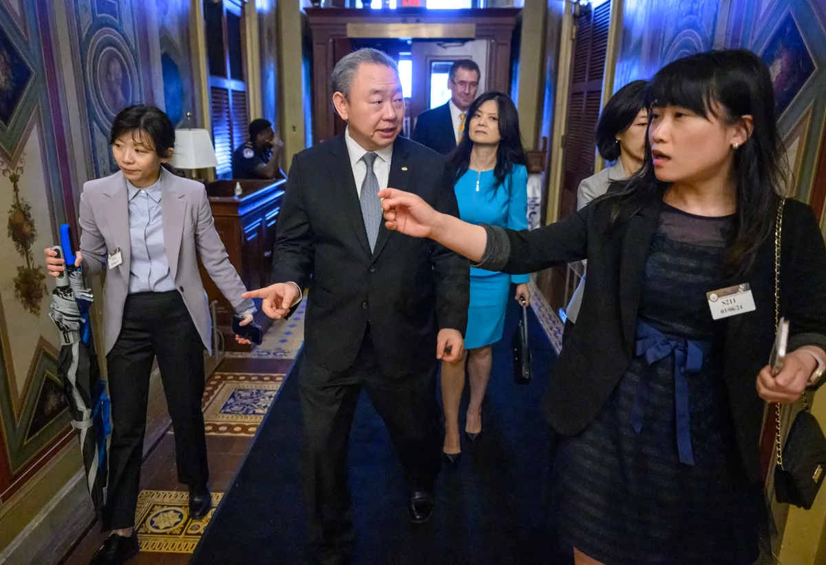 Alexander Tah-ray Yui: Tajvan számára létfontosságúak az amerikai fegyverszállítások (Fotó: AFP)