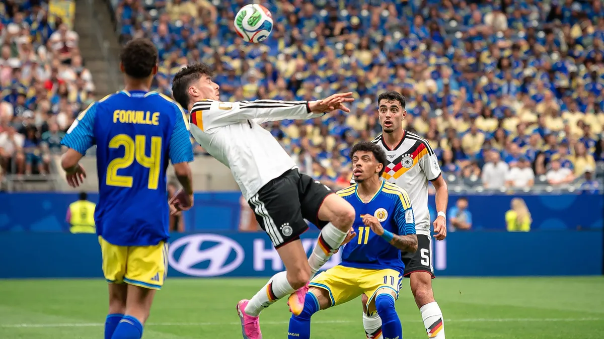 June 14, 2026: Germany forward KAI HAVERTZ (7) heads the ball during the FIFA World Cup 2026 Group E between Germany and CuraÂao at Houston Stadium in Houston, Texas, USA, on June 14, 2026. (Credit Image: © Lynn Pennington/ZUMA Press Wire)