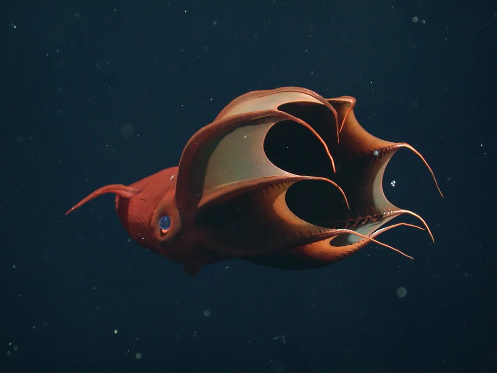 Vampire squid, Vampyroteuthis infernalis