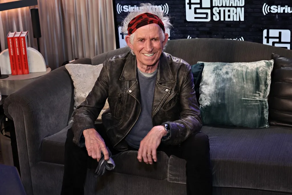 A büszke dédnagypapa, Keith Richards – Fotó: CINDY ORD / GETTY IMAGES NORTH AMERICA