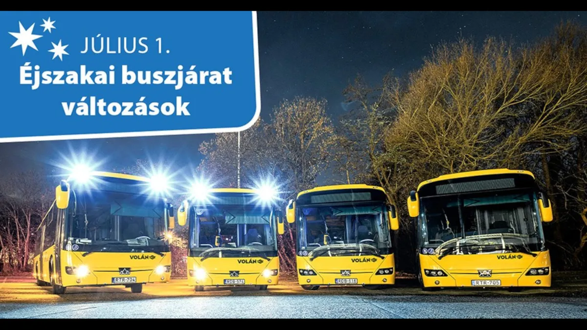 Budapest környékén könnyebb lesz a hazajutás közösségi közlekedéssel