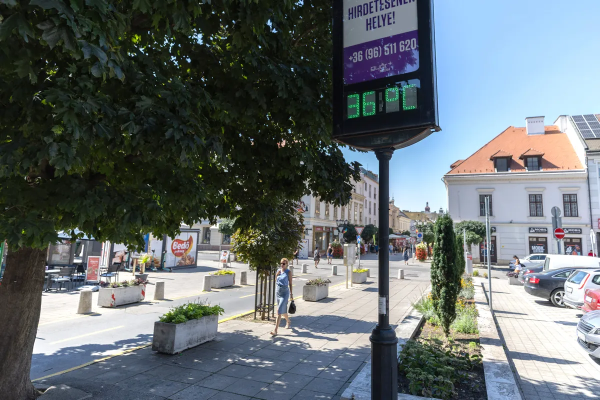 hőség, meleg, kánikula, hőségriadó, nyár, 2026.06.27. Győr, Molcsányi Máté