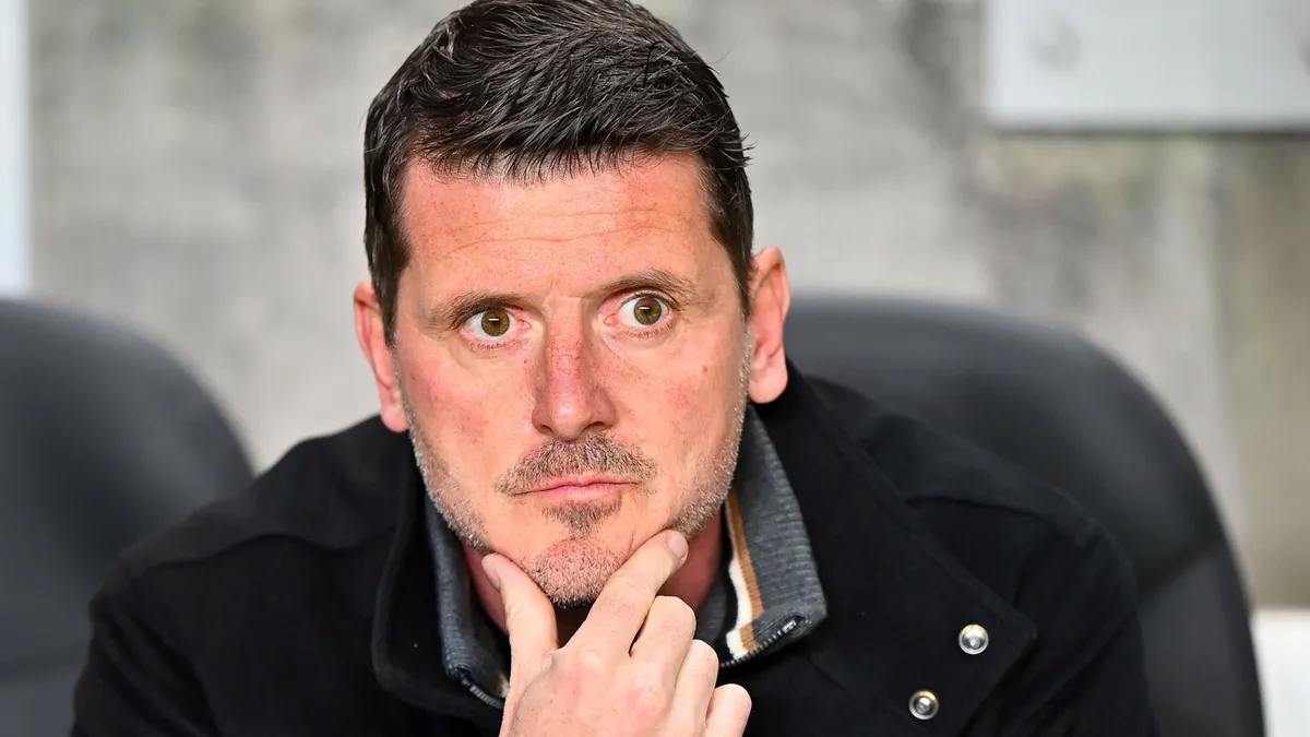20260313 Győr
Labdarúgás
Fizz Liga 26. forduló NB I. Férfi férfiak
Labdarúgó mérkőzés
ETO FC - MTK Budapest
Fotó: Krizsán Csaba KCS
Kisalföld KA
A képen: Borbély Balázs edző (ETO), Fradi