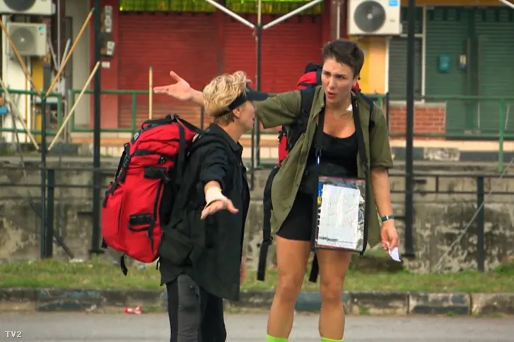 Az Ázsia Expresszben sokat veszekedett az anya-lánya páros.