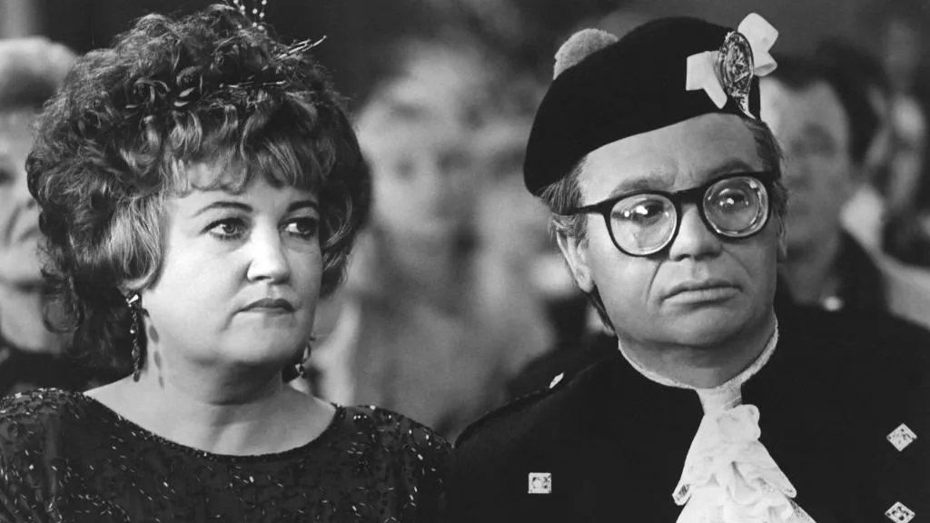 Quand Harriet decoupe Charlie
So I married an axe murderer
1993
Real : Thomas Schlamme
Brenda Fricker
Nancy Travis
Mike Myers.
Collection Christophel © TriStar Pictures/Fried/Woods Films (Photo by TriStar Pictures/Fried/Woods Fil / Collection ChristopheL via AFP)