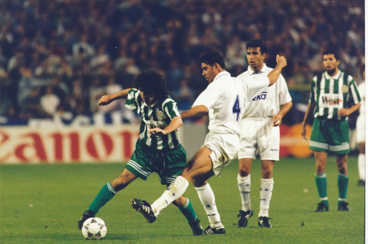 A Fradi mind a hat 1995-ös BL-csoportmeccsén a pályán volt, többek között a Real Madrid ellen is játszott