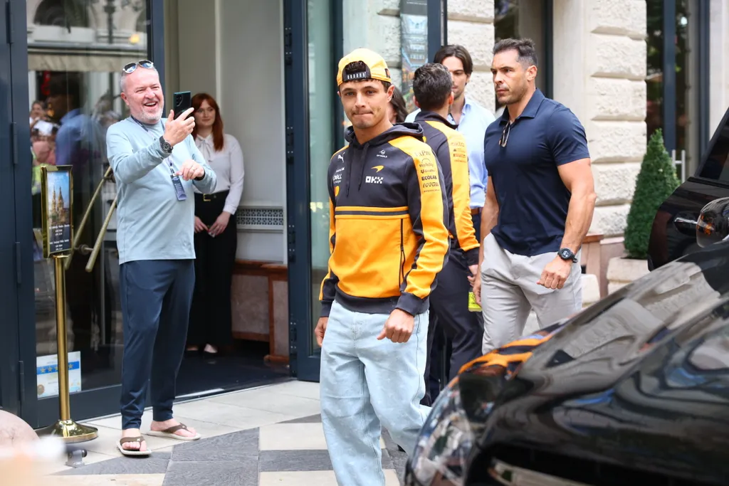 a McLaren párosa, Oscar Piastri és Lando Norris az Aria Hotel Budapestet választotta.