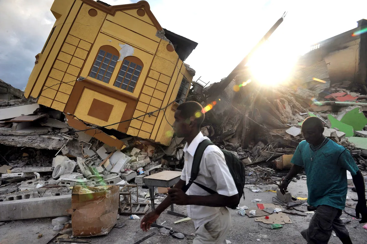 Romok a 2010-es haiti földrengés után