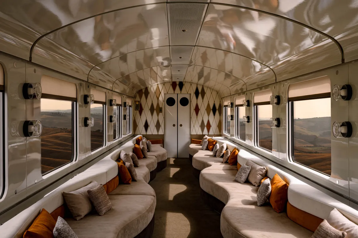 Orient Express Luxury luxusvonat belülről