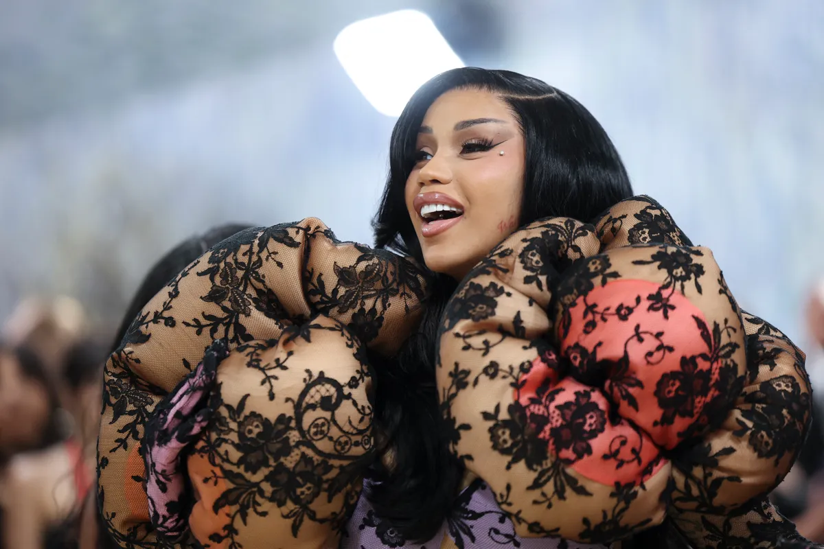 US rapper Cardi B arrives for the 2026 Met Gala celebrating "Costume Art" at the Metropolitan Museum of Art, in New York, on May 4, 2026. (Photo by Angela Weiss / AFP)