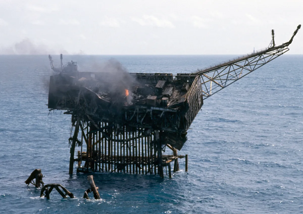 A North Sea tragédia a mai napig a világ leghalálosabb tengeri olajfúrótorony-katasztrófájának számít Fotó: Peter Jordan/Popperfoto via Getty Images /
