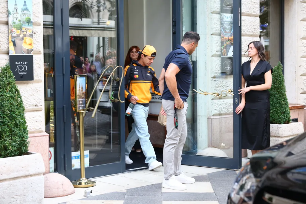 a McLaren párosa, Oscar Piastri és Lando Norris az Aria Hotel Budapestet választotta.