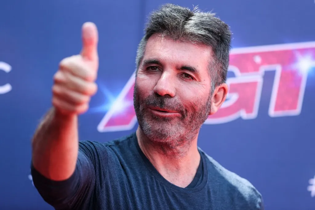 English TV personality Simon Cowell arrives at NBC's 'America's Got Talent' Season 17 Kick-Off Red Carpet held at the Pasadena Civic Auditorium on April 20, 2022 in Pasadena, Los Angeles, California, United States. (Photo by Xavier Collin/Image Press Agency/NurPhoto) (Photo by Image Press Agency / NurPhoto via AFP)