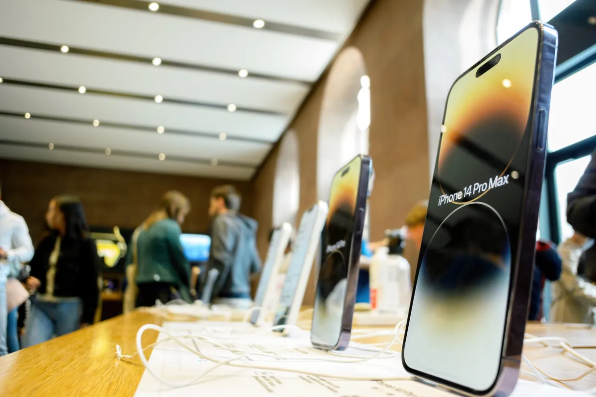 Iphone, telefon, Iphonetelefon