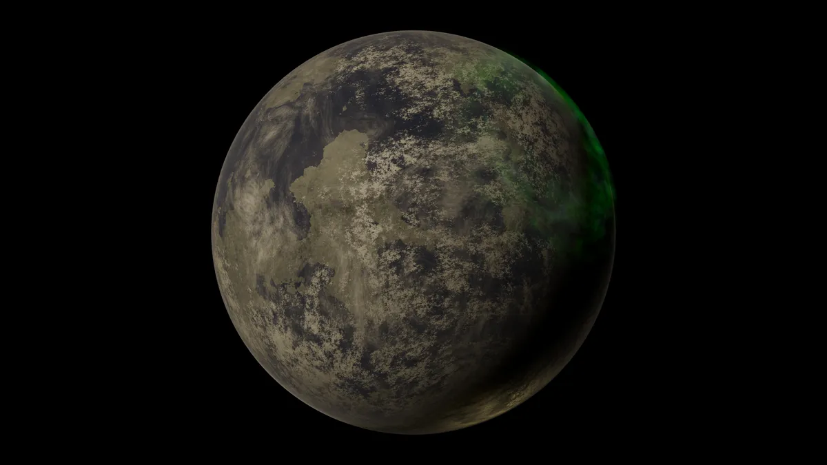 Illusztráció a GJ 3378b exobolygóról