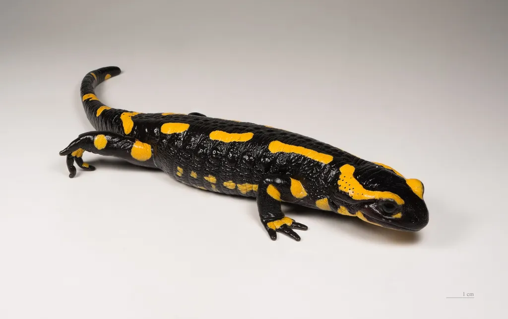 Foltos szalamandra (Salamandra salamandra)