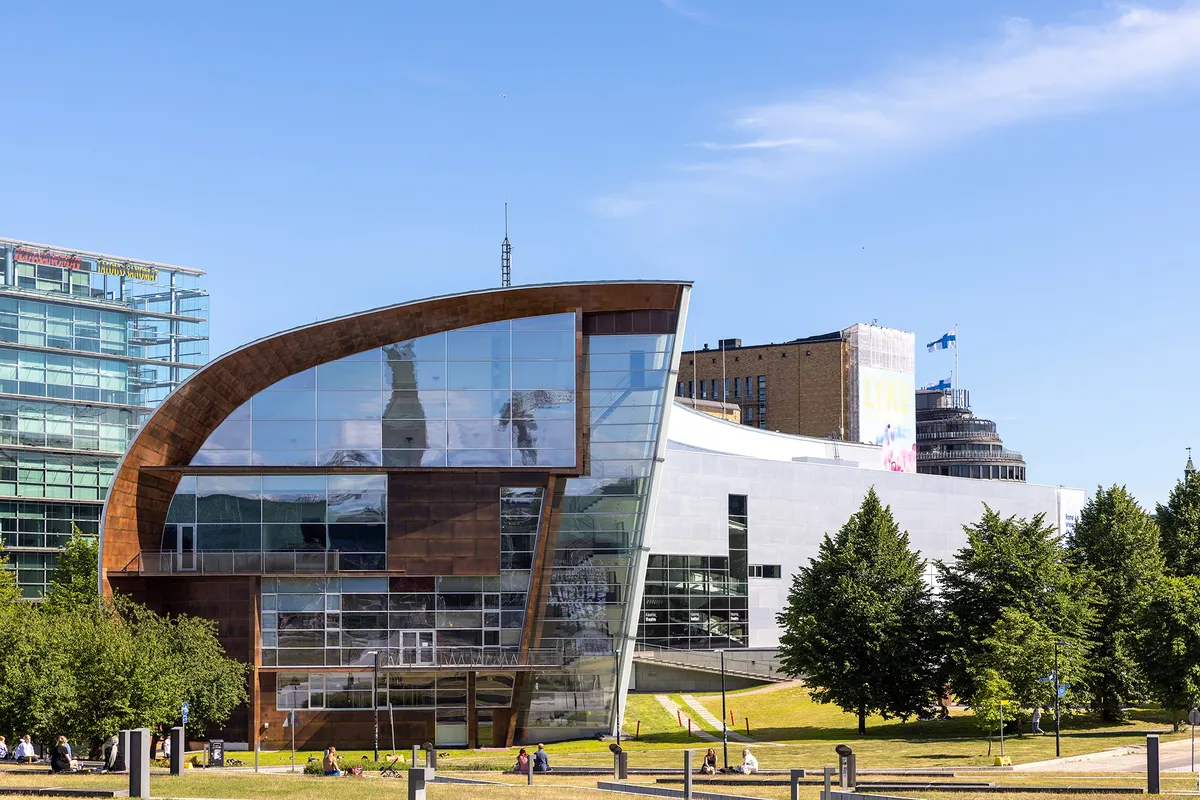 A Kiasma kortárs művészeti múzeum Helsinkiben