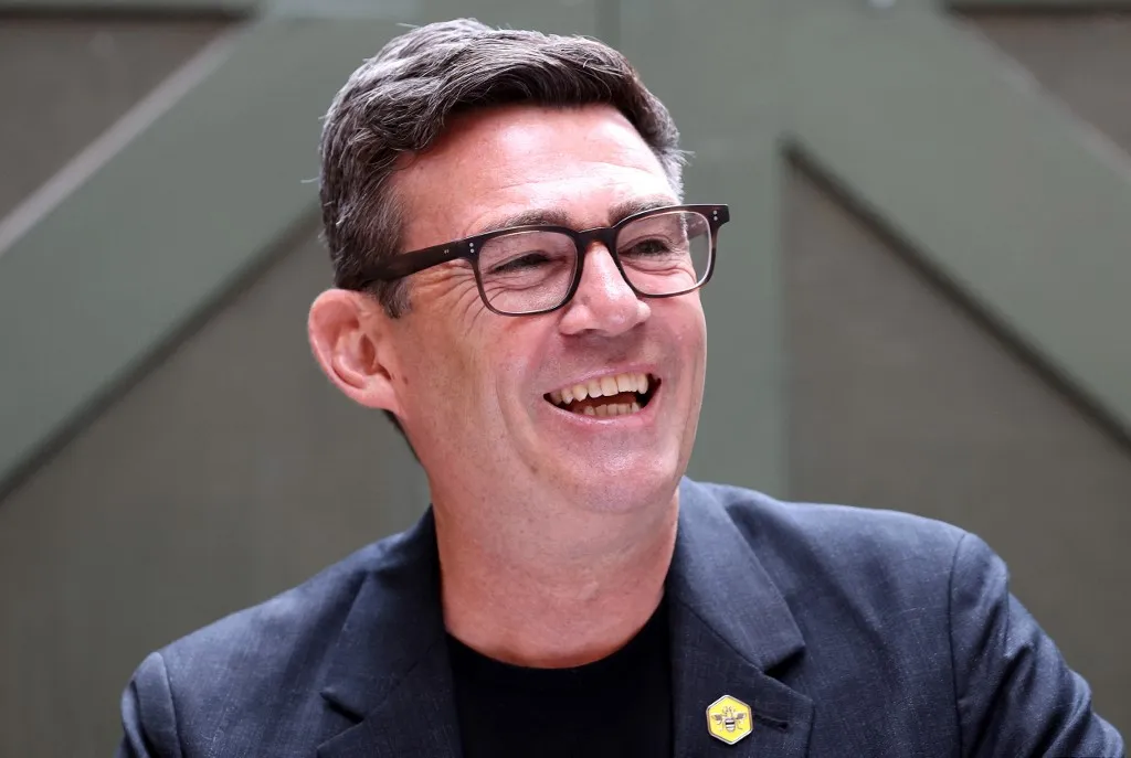 Andy Burnham Fotó: TOBY SHEPHEARD / AFP