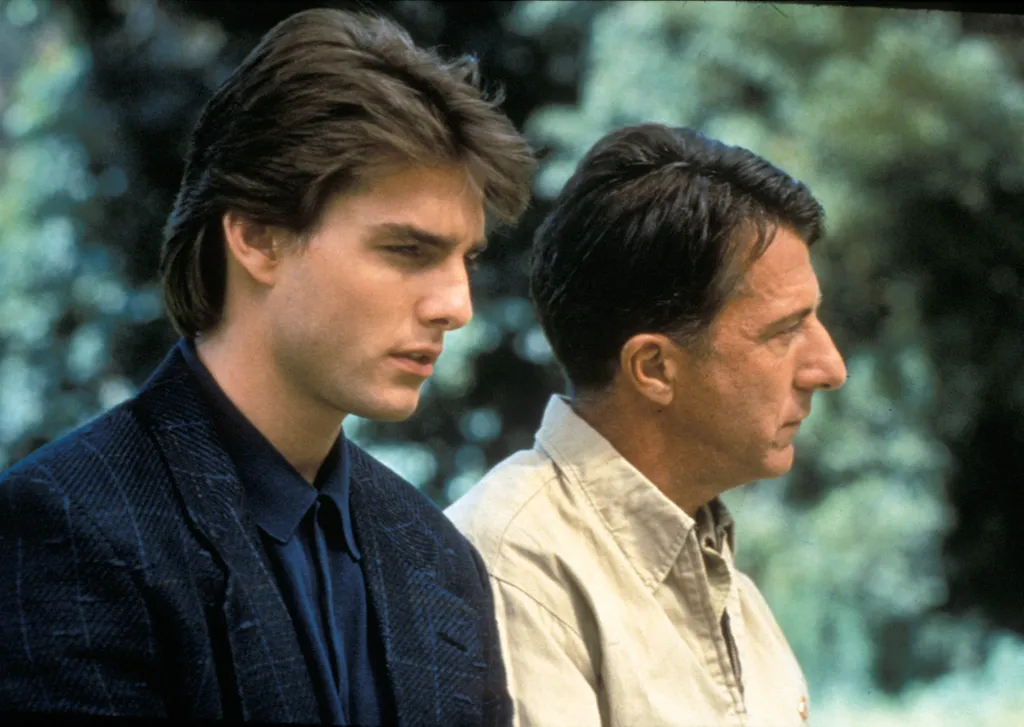 Tom Cruise, TomCruise,                      Rain Man  Rain Man   Year: 1988 - usa  Dustin Hoffman , Tom Cruise   Director: Barry Levinson (Photo by Archives du 7eme Art / Photo12 via AFP)
