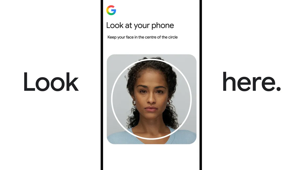 Google - szelfivideós bejelentkezés
