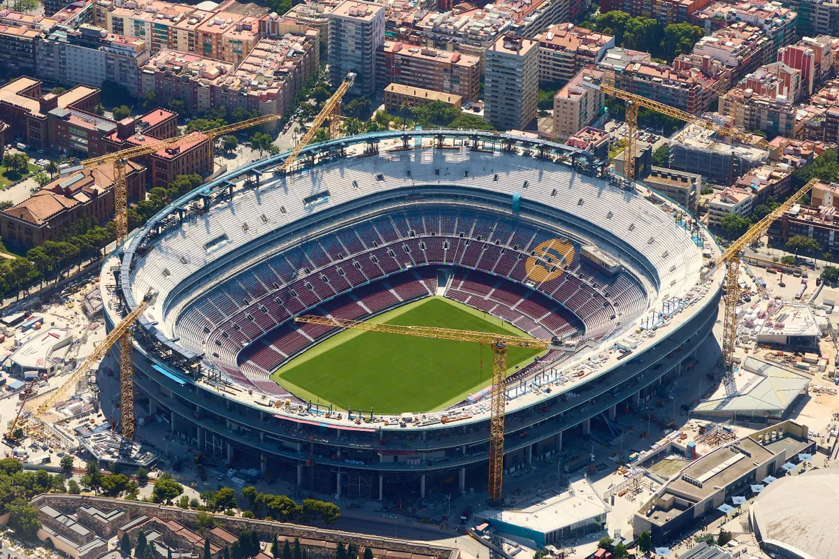 a barcelonai Camp Nou felújítása