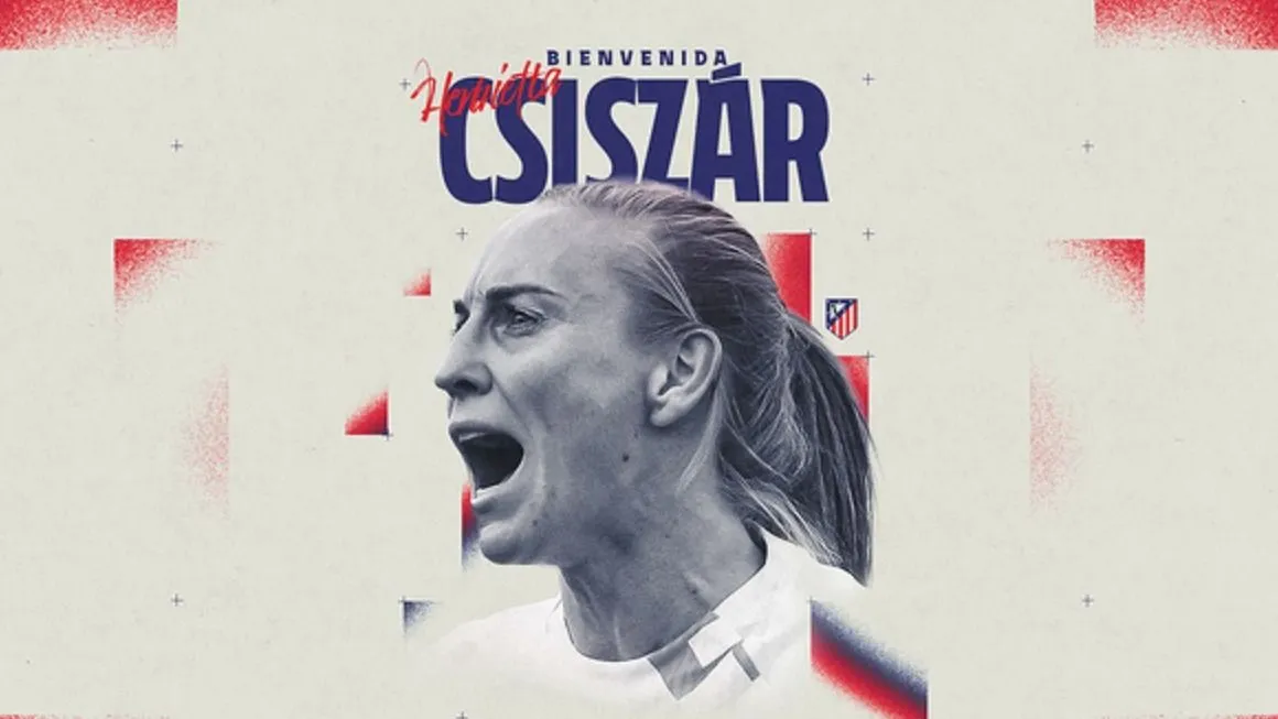 Csiszár Henrietta szerződtetését a hivatalos honlapján jelentette be az Atlético Madrid